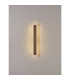 Marlow 60cm Rectangle Wall Lamp 1 x 17W LED 3000K 1654lm IP65 Dark Brown -3