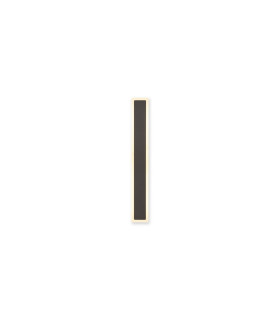 Marlow 60cm Rectangle Wall Lamp 1 x 17W LED 3000K 1654lm IP65 Dark Grey -1