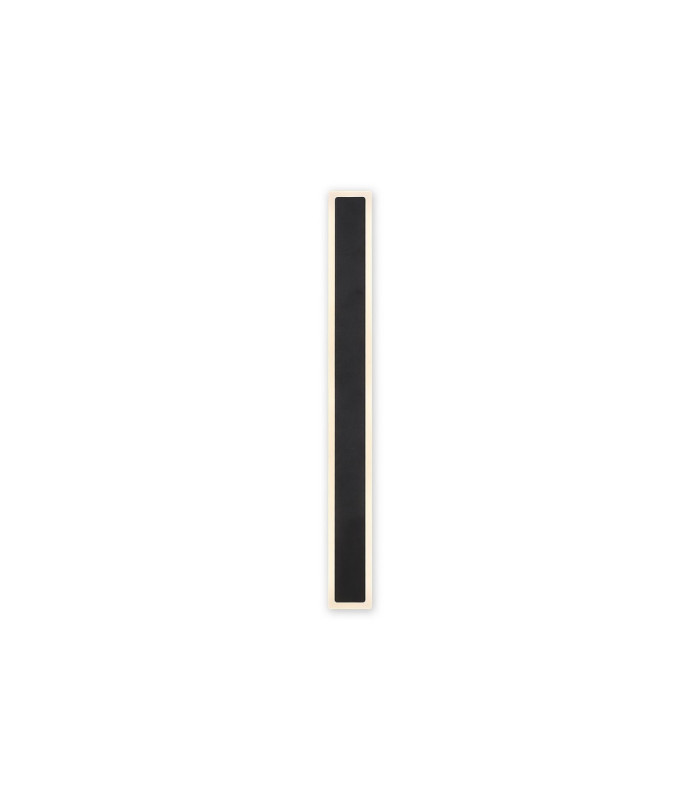 Marlow 80cm Rectangle Wall Lamp 1 x 19W LED 3000K 2182lm IP65 Black -1