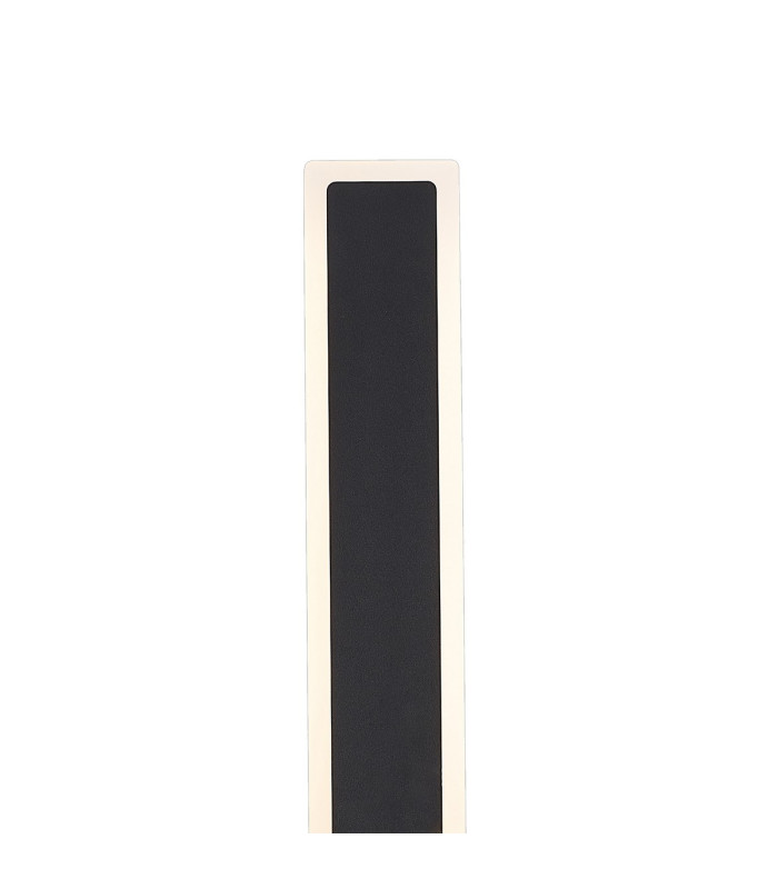 Marlow 80cm Rectangle Wall Lamp 1 x 19W LED 3000K 2182lm IP65 Black -7