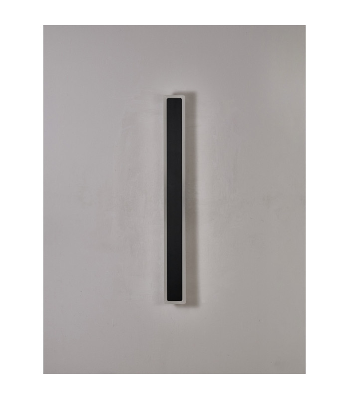 Marlow 80cm Rectangle Wall Lamp 1 x 19W LED 3000K 2182lm IP65 Black -10