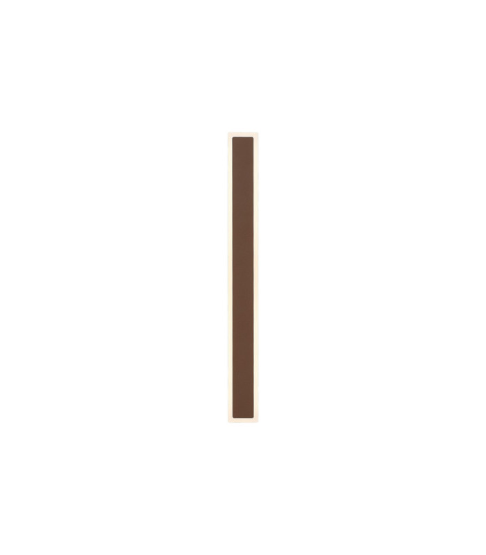 Marlow 80cm Rectangle Wall Lamp 1 x 19W LED 3000K 2182lm IP65 Dark Brown -1