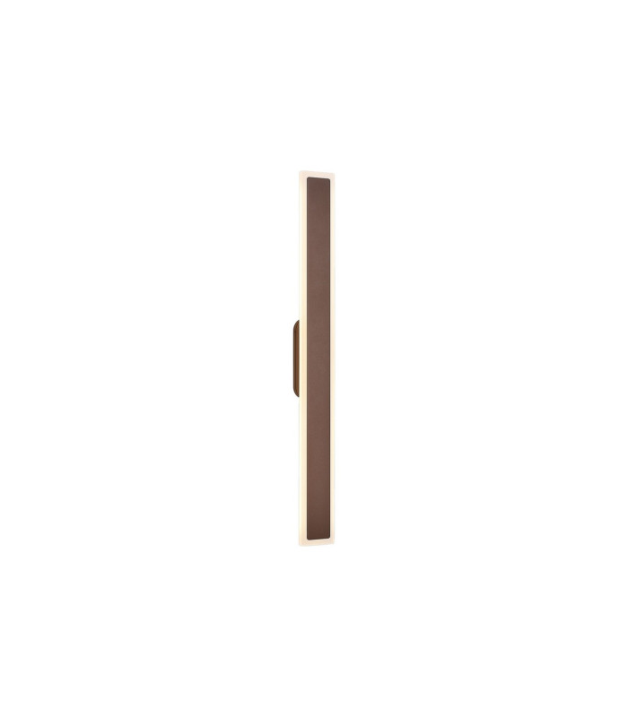 Marlow 80cm Rectangle Wall Lamp 1 x 19W LED 3000K 2182lm IP65 Dark Brown -5