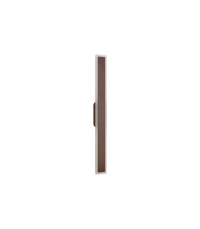 Marlow 80cm Rectangle Wall Lamp 1 x 19W LED 3000K 2182lm IP65 Dark Brown -9