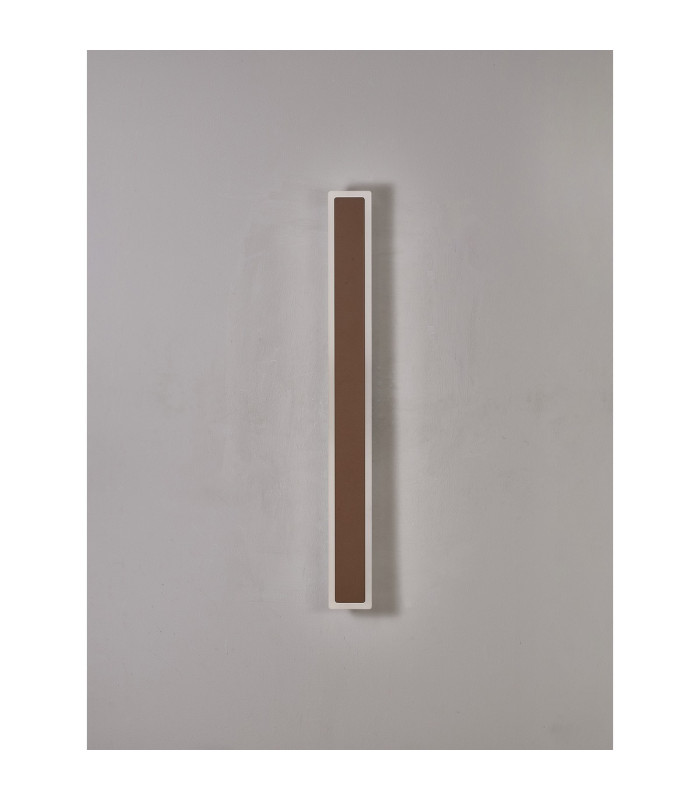 Marlow 80cm Rectangle Wall Lamp 1 x 19W LED 3000K 2182lm IP65 Dark Brown -10