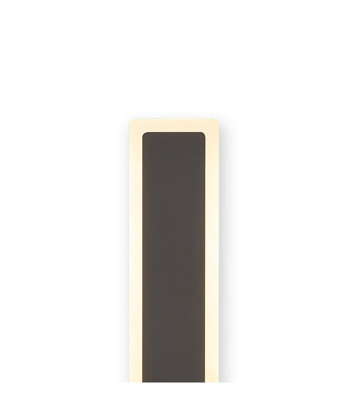 Marlow 80cm Rectangle Wall Lamp 1 x 19W LED 3000K 2182lm IP65 Dark Grey -7