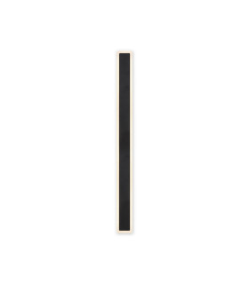 Marlow 1m Rectangle Wall Lamp 1 x 22W LED 3000K 2066lm IP65 Black -1