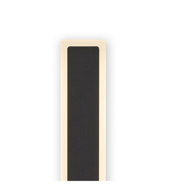 Marlow 1m Rectangle Wall Lamp 1 x 22W LED 3000K 2066lm IP65 Black -7