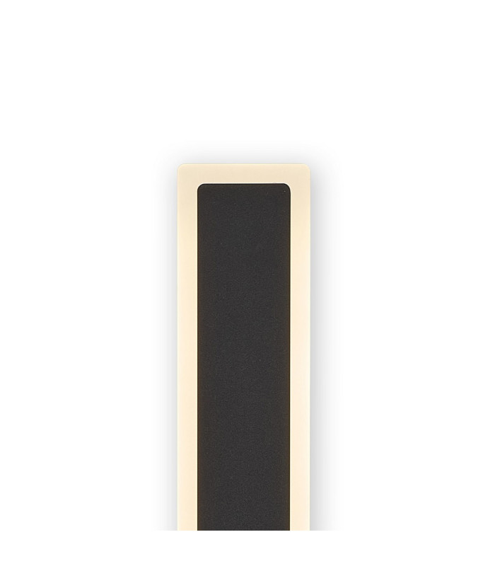 Marlow 1m Rectangle Wall Lamp 1 x 22W LED 3000K 2066lm IP65 Black -8