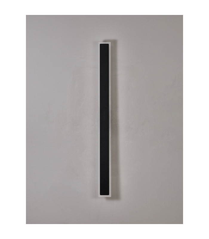 Marlow 1m Rectangle Wall Lamp 1 x 22W LED 3000K 2066lm IP65 Black -10