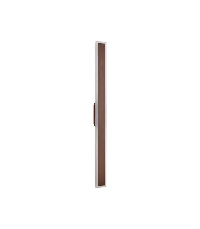Marlow 1m Rectangle Wall Lamp 1 x 22W LED 3000K 2066lm IP65 Dark Brown -9