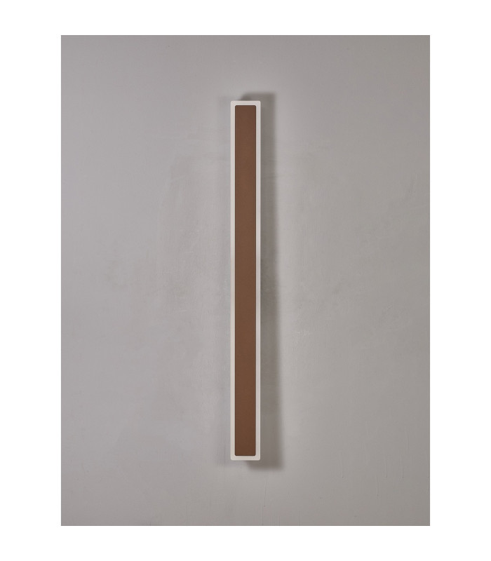 Marlow 1m Rectangle Wall Lamp 1 x 22W LED 3000K 2066lm IP65 Dark Brown -10