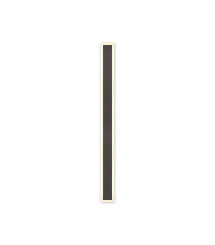 Marlow 1m Rectangle Wall Lamp 1 x 22W LED 3000K 2066lm IP65 Dark Grey -1