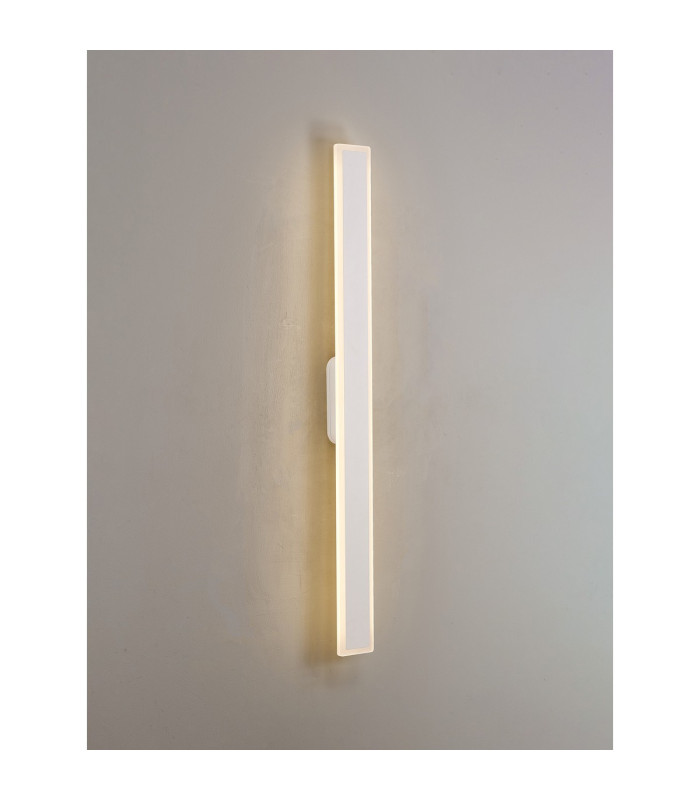 Marlow 1m Rectangle Wall Lamp 1 x 22W LED 3000K 2066lm IP65 Sand White -11