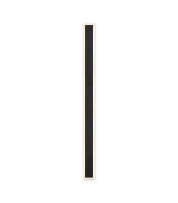 Marlow 1.2m Rectangle Wall Lamp 1 x 28W LED 3000K 2580lm IP65 Black -1