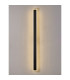 Marlow 1.2m Rectangle Wall Lamp 1 x 28W LED 3000K 2580lm IP65 Black -3