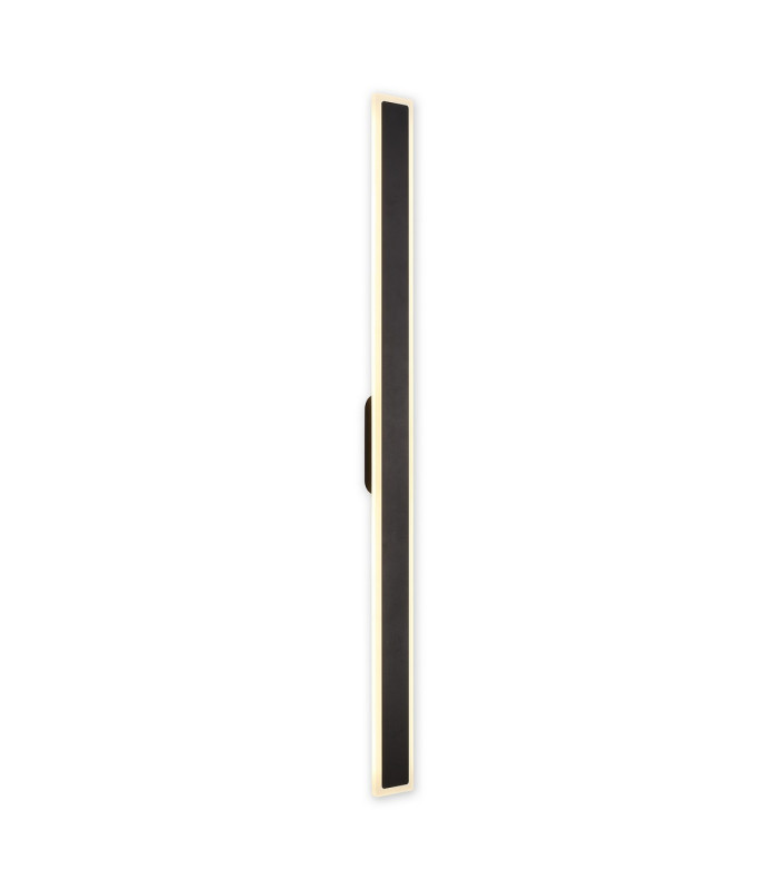 Marlow 1.2m Rectangle Wall Lamp 1 x 28W LED 3000K 2580lm IP65 Black -7