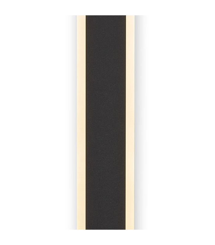 Marlow 1.2m Rectangle Wall Lamp 1 x 28W LED 3000K 2580lm IP65 Black -8