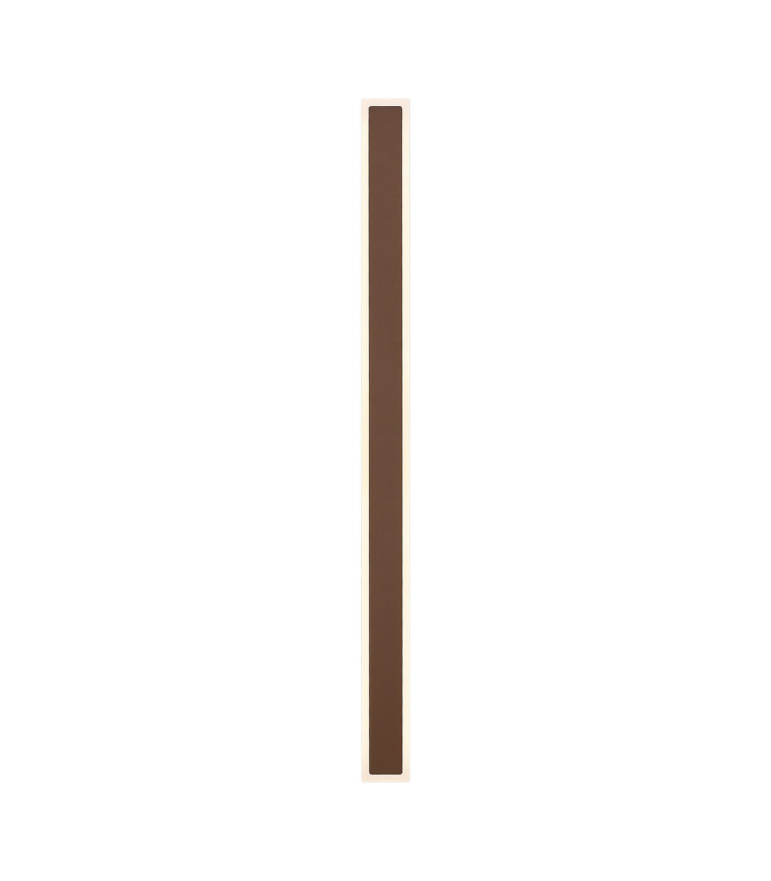Marlow 1.2m Rectangle Wall Lamp 1 x 28W LED 3000K 2580lm IP65 Dark Brown -1