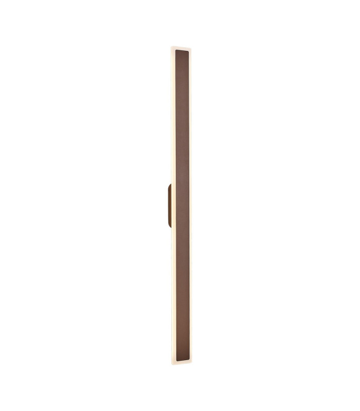 Marlow 1.2m Rectangle Wall Lamp 1 x 28W LED 3000K 2580lm IP65 Dark Brown -5