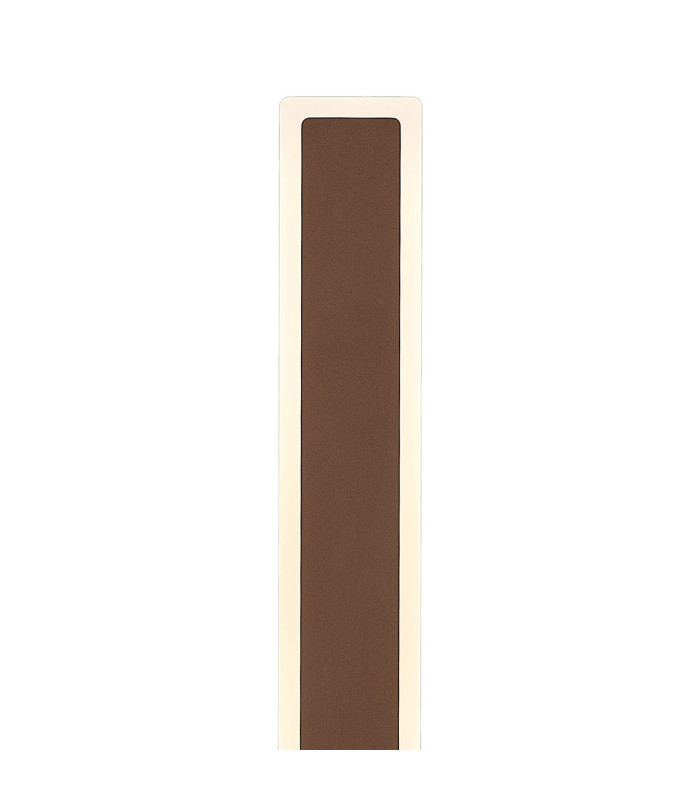 Marlow 1.2m Rectangle Wall Lamp 1 x 28W LED 3000K 2580lm IP65 Dark Brown -7