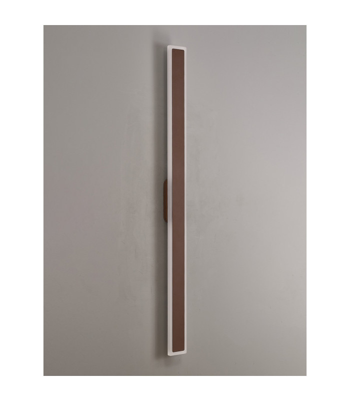Marlow 1.2m Rectangle Wall Lamp 1 x 28W LED 3000K 2580lm IP65 Dark Brown -12