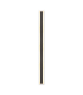 Marlow 1.2m Rectangle Wall Lamp 1 x 28W LED 3000K 2580lm IP65 Dark Grey -1