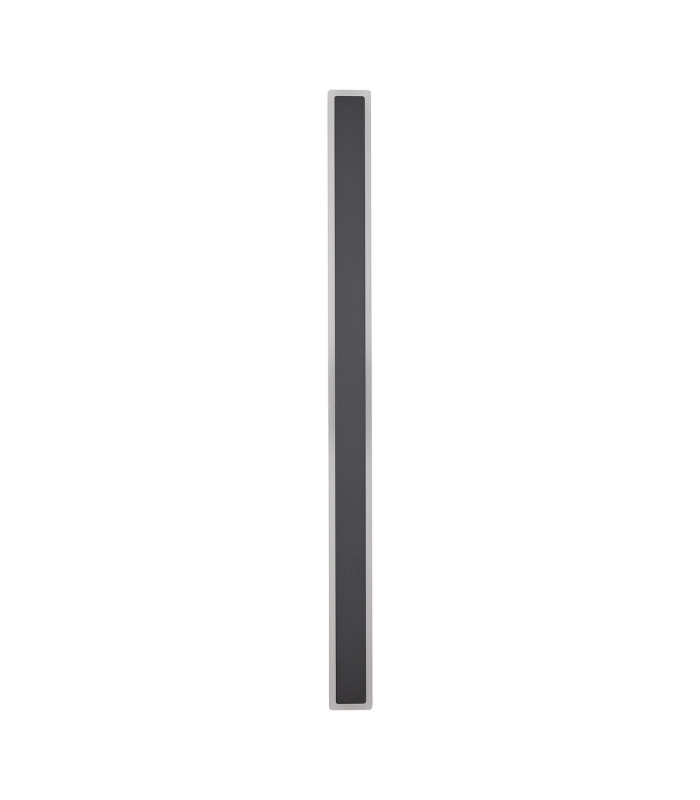 Marlow 1.2m Rectangle Wall Lamp 1 x 28W LED 3000K 2580lm IP65 Dark Grey -4