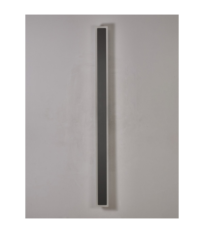 Marlow 1.2m Rectangle Wall Lamp 1 x 28W LED 3000K 2580lm IP65 Dark Grey -13