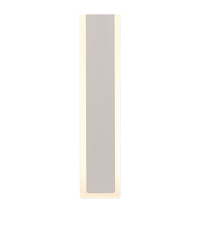 Marlow 1.2m Rectangle Wall Lamp 1 x 28W LED 3000K 2580lm IP65 Sand White -6
