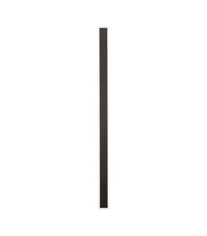 Marlow 1.4m Rectangle Wall Lamp 1 x 32W LED 3000K 3600lm IP65 Black -1