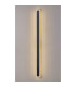 Marlow 1.4m Rectangle Wall Lamp 1 x 32W LED 3000K 3600lm IP65 Black -3