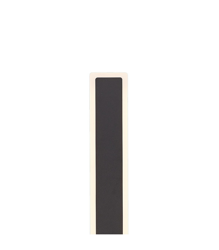 Marlow 1.4m Rectangle Wall Lamp 1 x 32W LED 3000K 3600lm IP65 Black -9