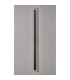 Marlow 1.4m Rectangle Wall Lamp 1 x 32W LED 3000K 3600lm IP65 Black -16