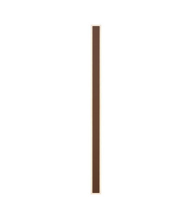Marlow 1.4m Rectangle Wall Lamp 1 x 32W LED 3000K 3600lm IP65 Dark Brown -1