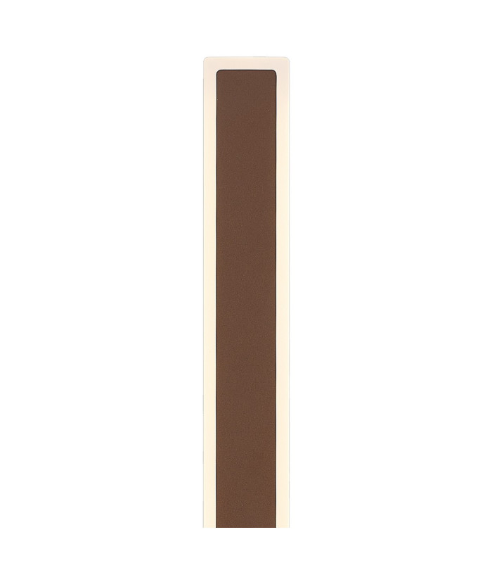 Marlow 1.4m Rectangle Wall Lamp 1 x 32W LED 3000K 3600lm IP65 Dark Brown -6