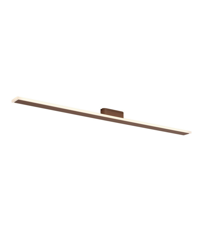Marlow 1.4m Rectangle Wall Lamp 1 x 32W LED 3000K 3600lm IP65 Dark Brown -12