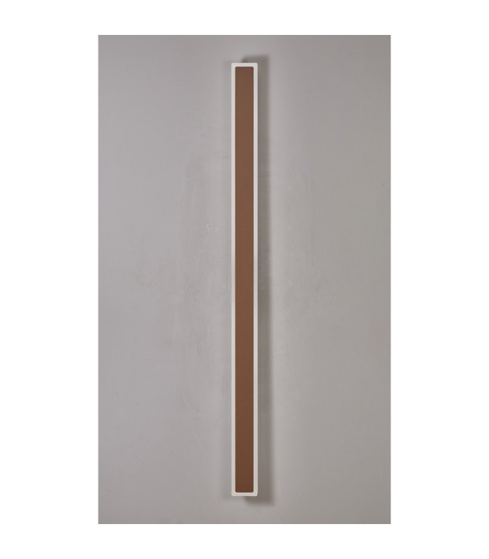 Marlow 1.4m Rectangle Wall Lamp 1 x 32W LED 3000K 3600lm IP65 Dark Brown -13