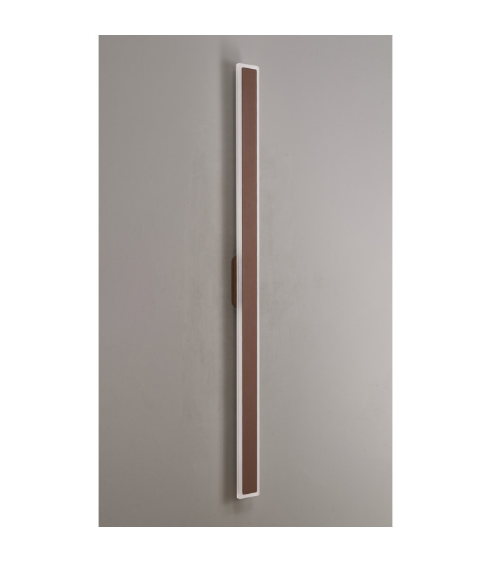 Marlow 1.4m Rectangle Wall Lamp 1 x 32W LED 3000K 3600lm IP65 Dark Brown -15