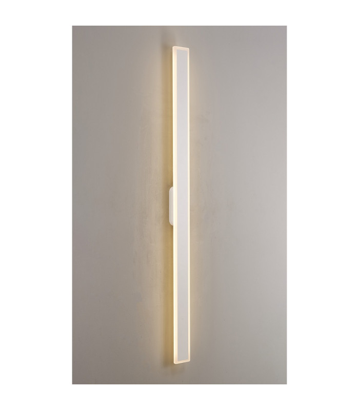 Marlow 1.4m Rectangle Wall Lamp 1 x 32W LED 3000K 3600lm IP65 Sand White -14