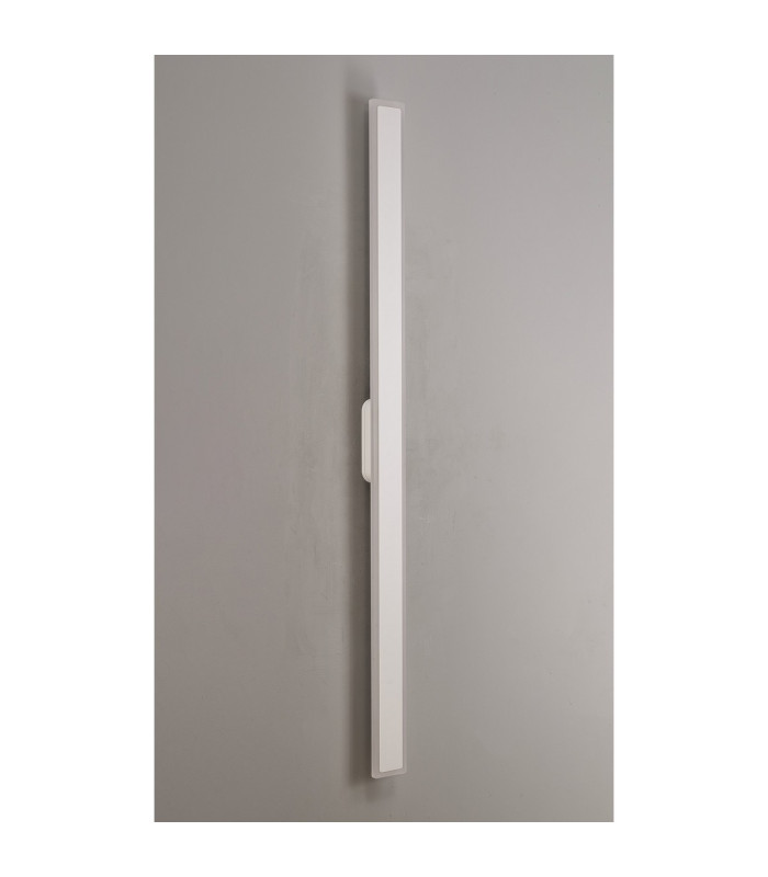 Marlow 1.4m Rectangle Wall Lamp 1 x 32W LED 3000K 3600lm IP65 Sand White -15