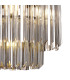 Poland 45cm Pendant Round 5 Light E14 Matt Black/Smoked Sculpted Glass-7