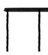 Poland 200 x 40cm Linear Pendant 10 Light E14 Matt Black/Clear Sculpted Glass Item Weight: 53kg-6