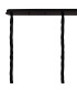 Poland 200 x 40cm Linear Pendant 10 Light E14 Matt Black/Cognac Sculpted Glass Item Weight: 53kg-6