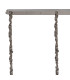 Poland 200 x 40cm Linear Pendant 10 Light E14 Polished Nickel/Cognac Sculpted Glass Item Weight: 53kg-6