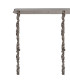 Poland 200 x 40cm Linear Pendant 10 Light E14 Polished Nickel/Smoked Sculpted Glass Item Weight: 53kg-6