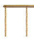 Poland 225 x 40cm Linear Pendant 12 Light E14 Brass/Smoked Sculpted Glass Item Weight: 60kg-6