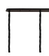 Poland 225 x 40cm Linear Pendant 12 Light E14 Matt Black/Clear Sculpted Glass Item Weight: 60kg-6