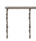 Poland 225 x 40cm Linear Pendant 12 Light E14 Polished Nickel/Clear Sculpted Glass Item Weight: 60kg-6