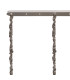 Poland 225 x 40cm Linear Pendant 12 Light E14 Polished Nickel/Smoked Sculpted Glass Item Weight: 60kg-6